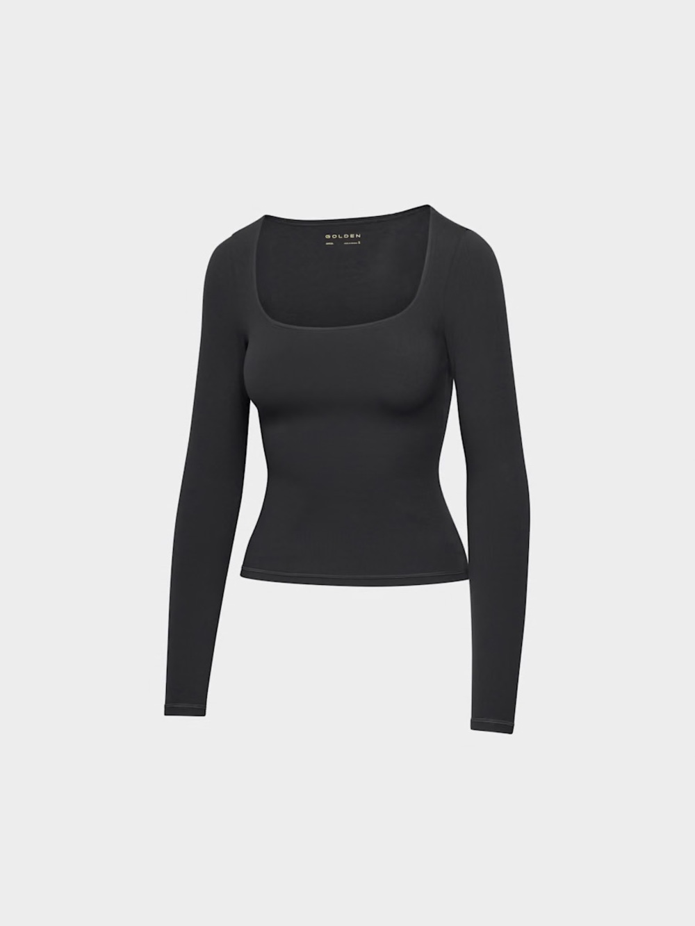 Aritzia Butter Essential Sweat-wicking Squareneck Longsleeve in Black - Picture 8 of 10